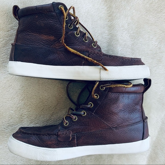 Polo Ralph Lauren Boots in Brown/Red color Size 9D - Picture 3 of 7